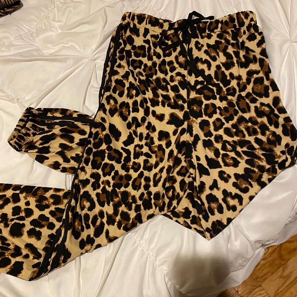 Cheetah sweatpants